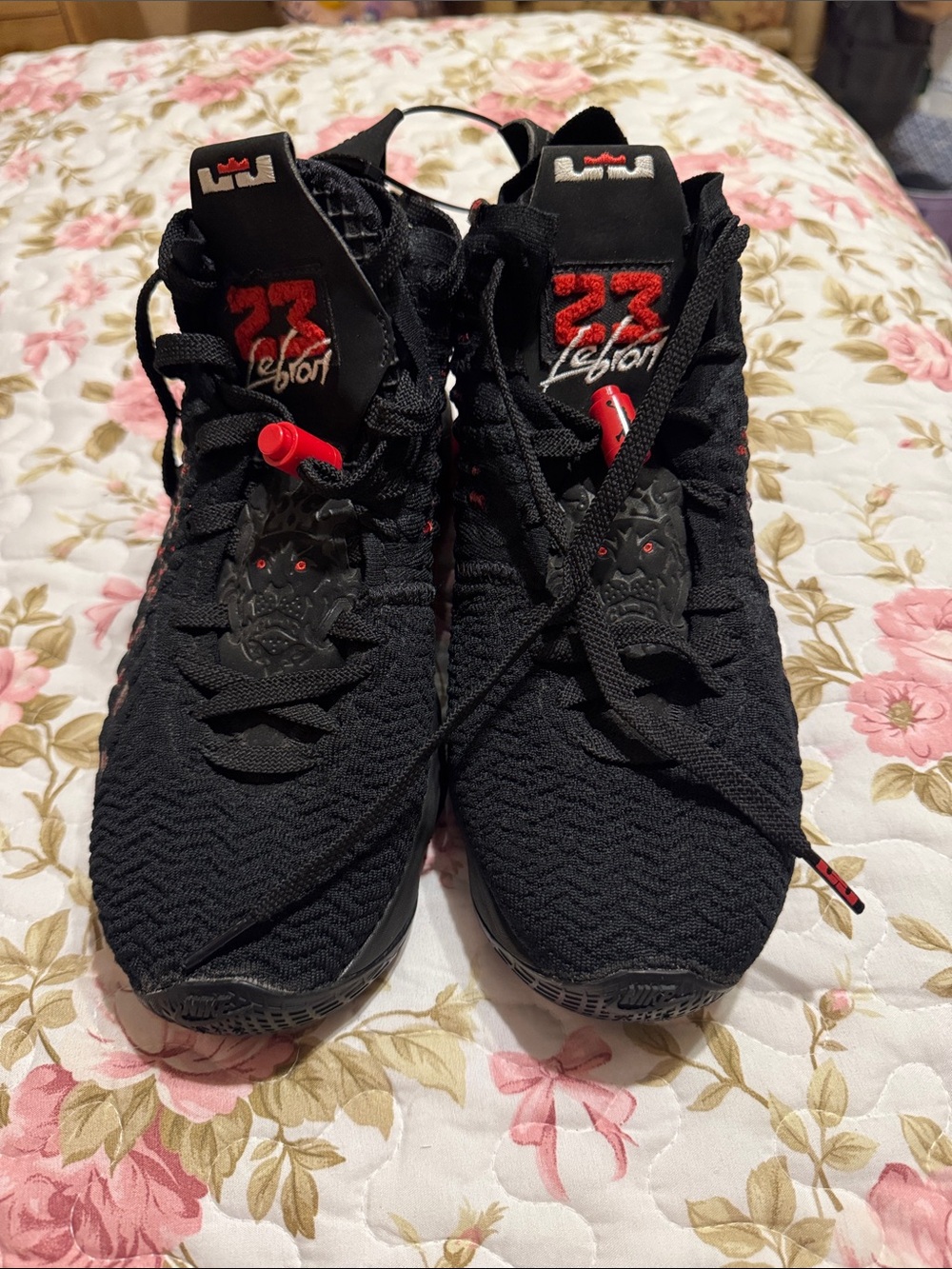 Nike LeBron Basketball Shoes - Black/Red